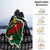 Minnesota wild Blanket Flannel Throw for Sofa, Travel, Camping, Livingroom, Office, Chair and Bed Soft and Warm Holiday Birthday gifts