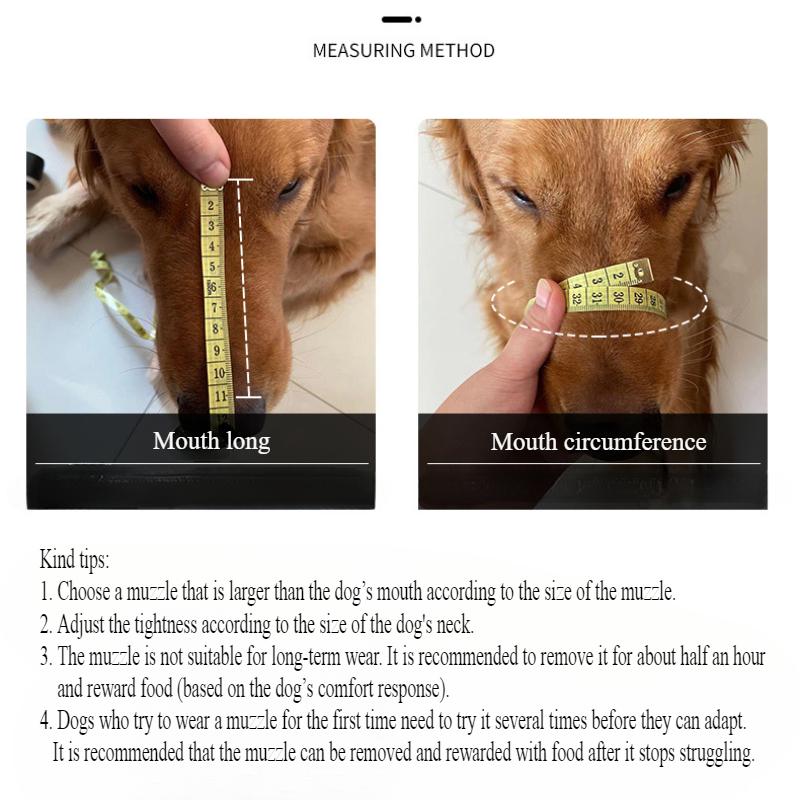 Upgraded Dog Muzzle, Adjustable, Anti-biting, Anti-barking, Anti-eating, Large, Medium and Small Dog Muzzle, Pet Supplies