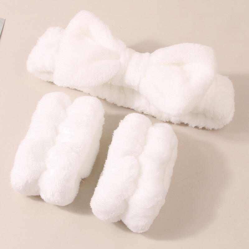 Microfiber Hair Wrist Washing Band 3-Pack