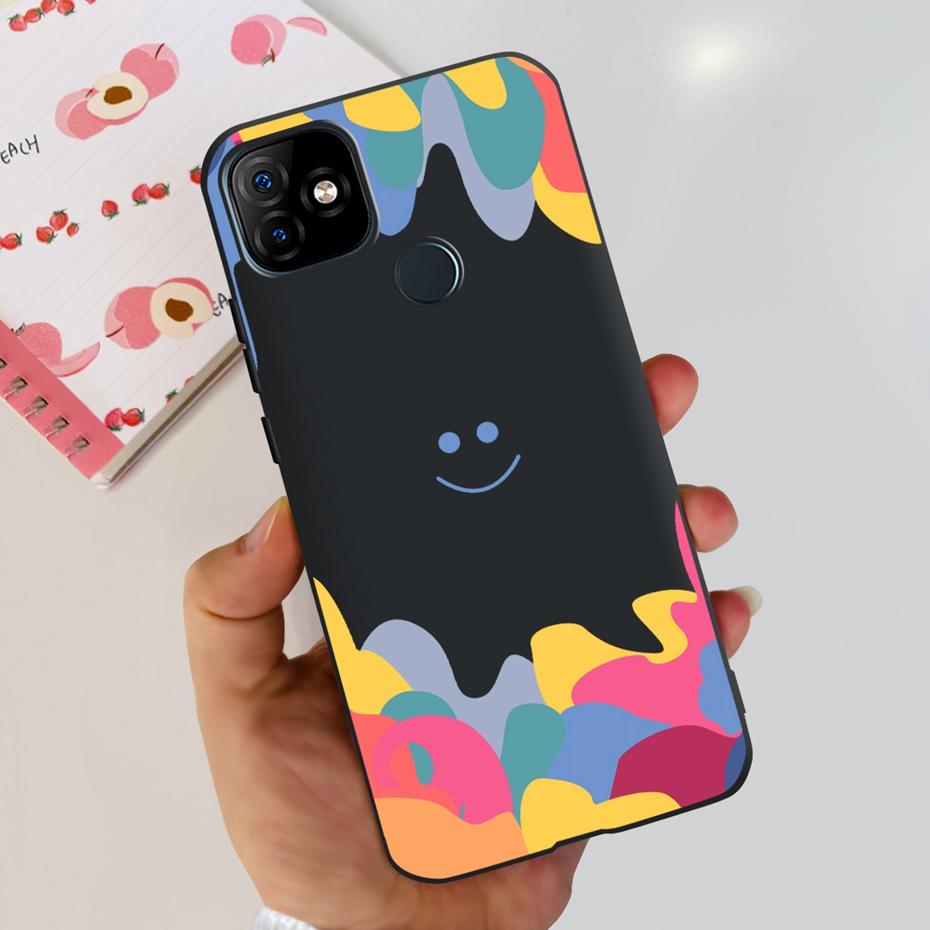 

For Itel Vision 1 / P36 Play L6005 / Itel Vision 1 Plus / P36 Phone Case Fashion Design Soft Silicon Cover For ITEL P 36 P36Play Itel P36 Play светло-серый