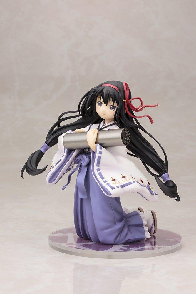Kotobukiya Puella Magi Madoka Magica the Movie Akemi Homura Shrine Maiden Outfit Scale PVC Painted Finished Figure - - 1/8