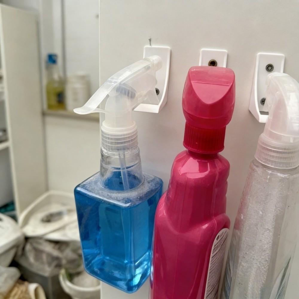 4Pcs Easily Install Spray Bottle Holder Multifunctional Storage Rack Spray Bottle Racks Bathroom
