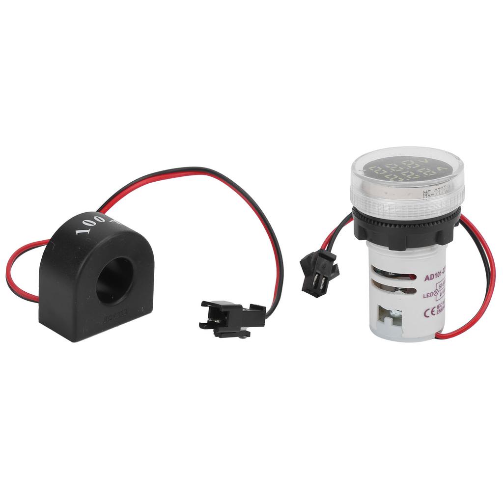 AD101‑22VAM Indicator Light Voltage Current Dual Display Indicator AC50‑500V 0‑100A