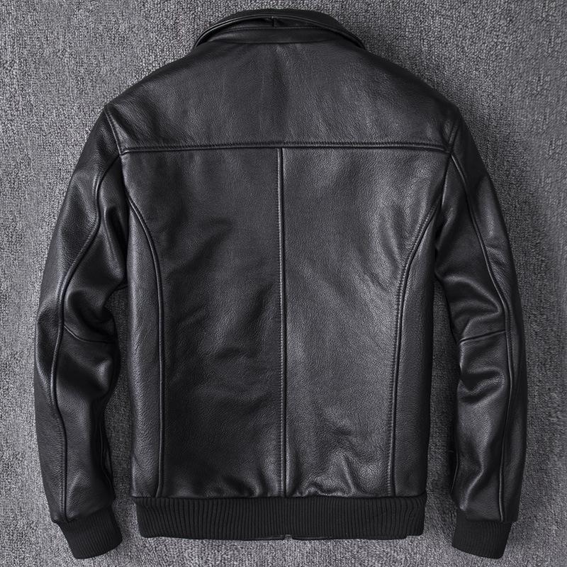 Nuova Giacca in Ecopelle Uomo Corta Slim Giacca in Pelle Tuta da Volo Giacca Trendy