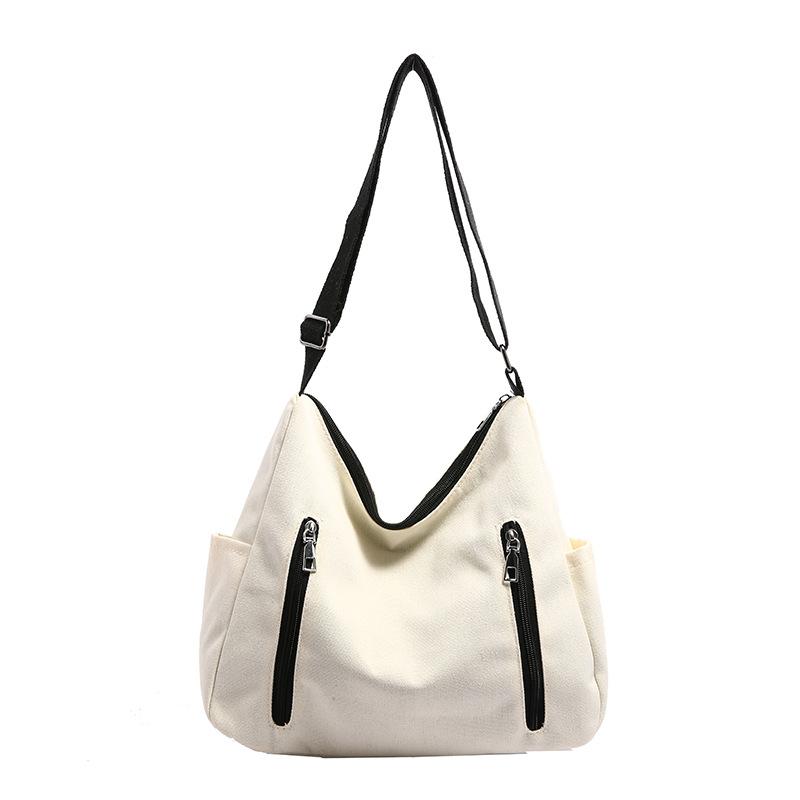 

Новая однотонная женская сумка большой вместимости, простая повседневная сумка-тоут, модная и универсальная на плечо/кроссбоди large