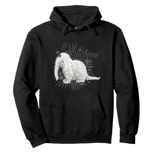 Sesame Street Unisex Dospělý Věřím Snuffleupagus Mikina s kapucí