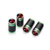 cxbkdv1 4pcs/set Car Carbon Fiber Pattern Tire Valve Dust Cover For Mitsubishi Lancer 9 10 Outlander 3 Asx L200 Pajero Auto Accessories