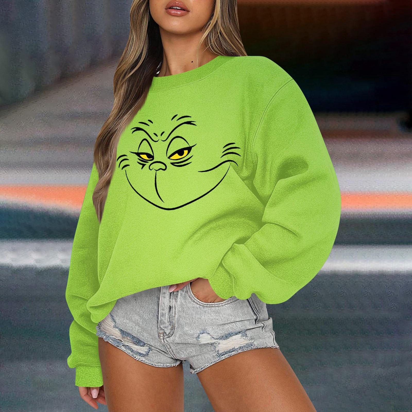 

Женские зимние топы, женская толстовка с длинным рукавом, повседневная, с круглым вырезом, свободный крой, флисовые топы Pollover XXL