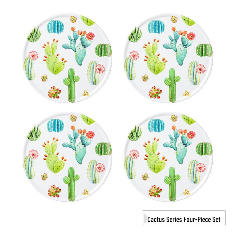 Cactus Melamine Heat Insulation Mat Set