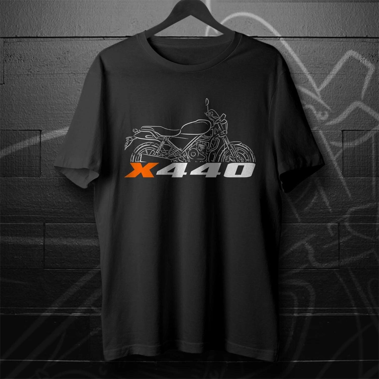 Для поклонников Harley-Davidson X440 2023-2024 - Мотоциклетная футболка для райдеров L