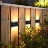 Outdoor 6/8/10 LED Solar Garden Light Solar Wall Lamp Up And Down Luminous Waterproof Solar Powered Wall Washer Light Yard Street Decor