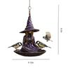 Witch Garden Statue Hanging Bird Feeder for Outdoors Creative Resin Witch Birdfeeder for Patio Backyard Lawn Garden Decor