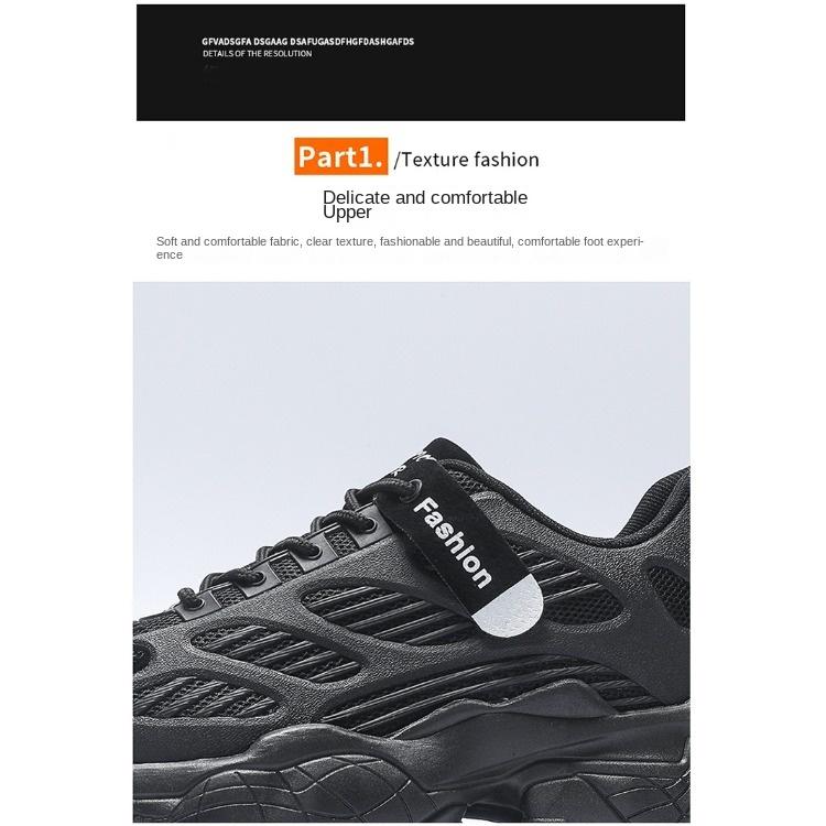 Pantofi pentru bărbați Pantofi din plasă respirabil de primăvară Tendință pentru bărbați Totul întărește Sportul Ocazional pentru tată Pantofi de modă