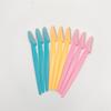 6PCSSafety Eyebrow Razor Straight Handle Anti-Scratch Men and Women Special Eyebrow Razor Beginner Eyebrow Shaving Razor