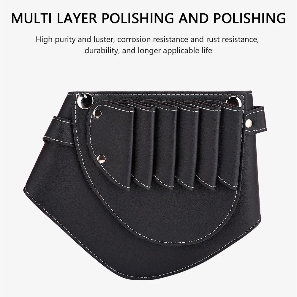 Shoulder Belt Hairdressing Tools Bag PU Leather Barber Tools Bag Hairdressing Bag  Haircut Supplies