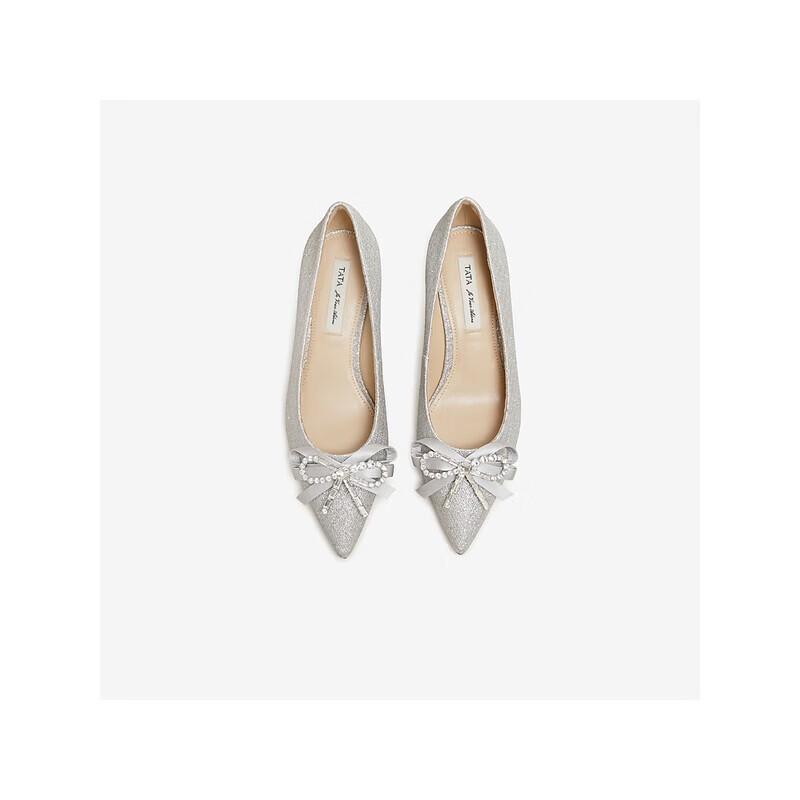 TATA Women's Elegant Mid-Heel Pumps