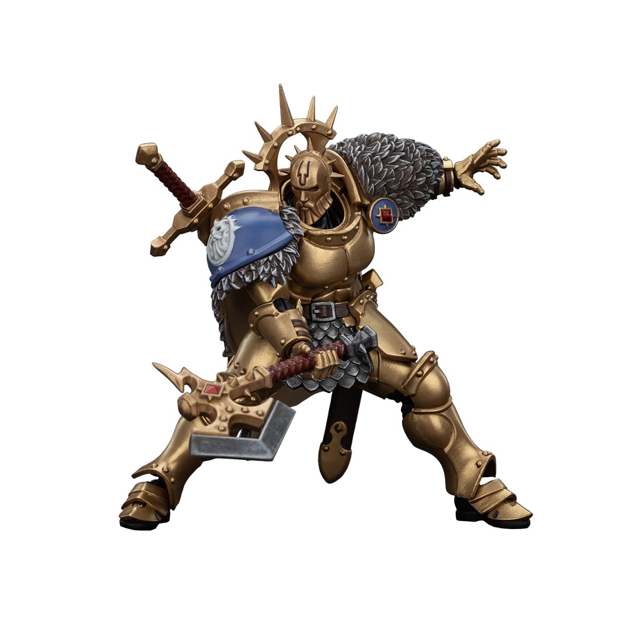 

JOYTOY Warhammer Stormcast Eternals Черный Клык Серебряный Волк Хендрик Масштабная Экшн-фигурка 1/18 (Собранный)