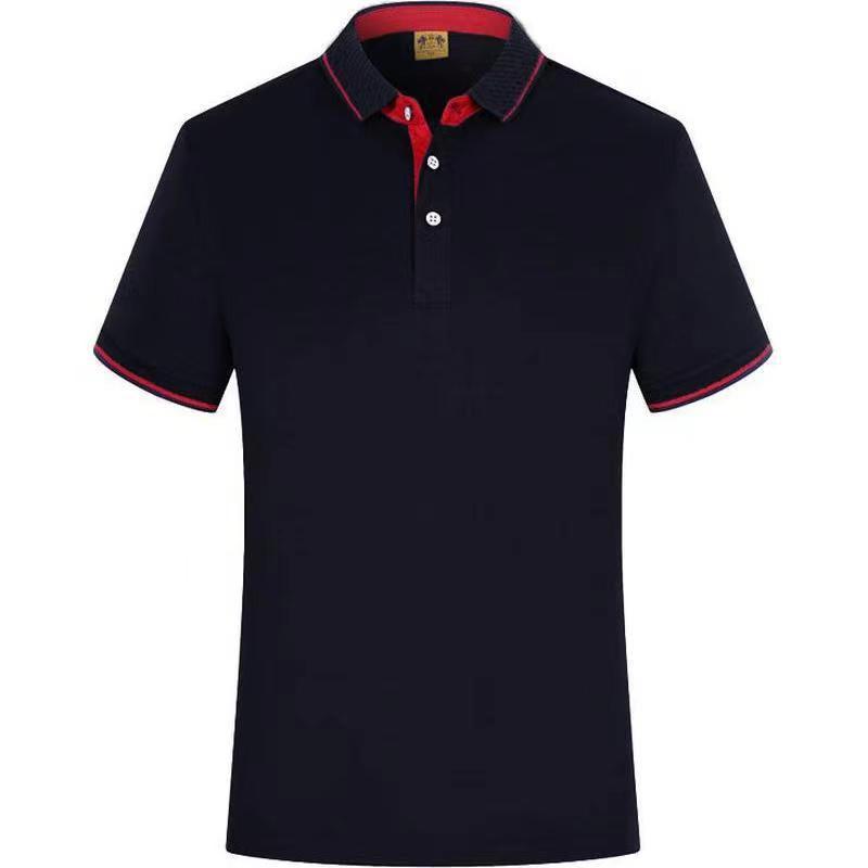 Custom Logo Short-Sleeve Polo Shirt: Summer Workwear Team T-Shirt with Embroidery Options