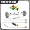 Pressure Washer Undercarriage Cleaner Sprayer Underbody Car Water Broom for Automotive