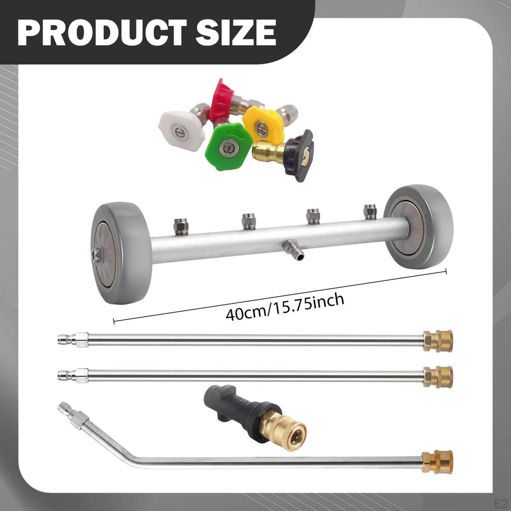 Pressure Washer Undercarriage Cleaner Sprayer Underbody Car Water Broom for Automotive