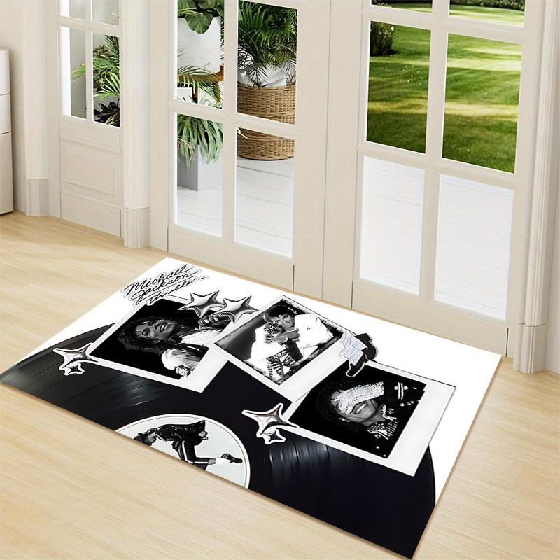 Michael Jackson'S Legacy Carpet Rug Soft Washable Anti Slip Home Living Room Sofa Mats Personalized Christmas Rug