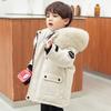 Boys' 2023 Mid-Length Winter Jacket: Thickened Cold-Weather Wear for Small and Medium Children