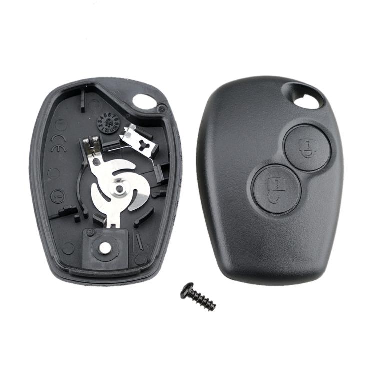 Para RENAULT Modus / Clio 3 / Kangoo 2 / Twingo Llaves de Coche Repuesto 2 Botones Carcasa Llave de Coche con Zócalo 307, sin Hoja