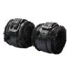 Sexy Adjustable PU Leather Plush Hand Cuffs Ankle Cuff Restraints BDSM Bondage Sex Toy Sex Bondage Exotic Accessories for Women