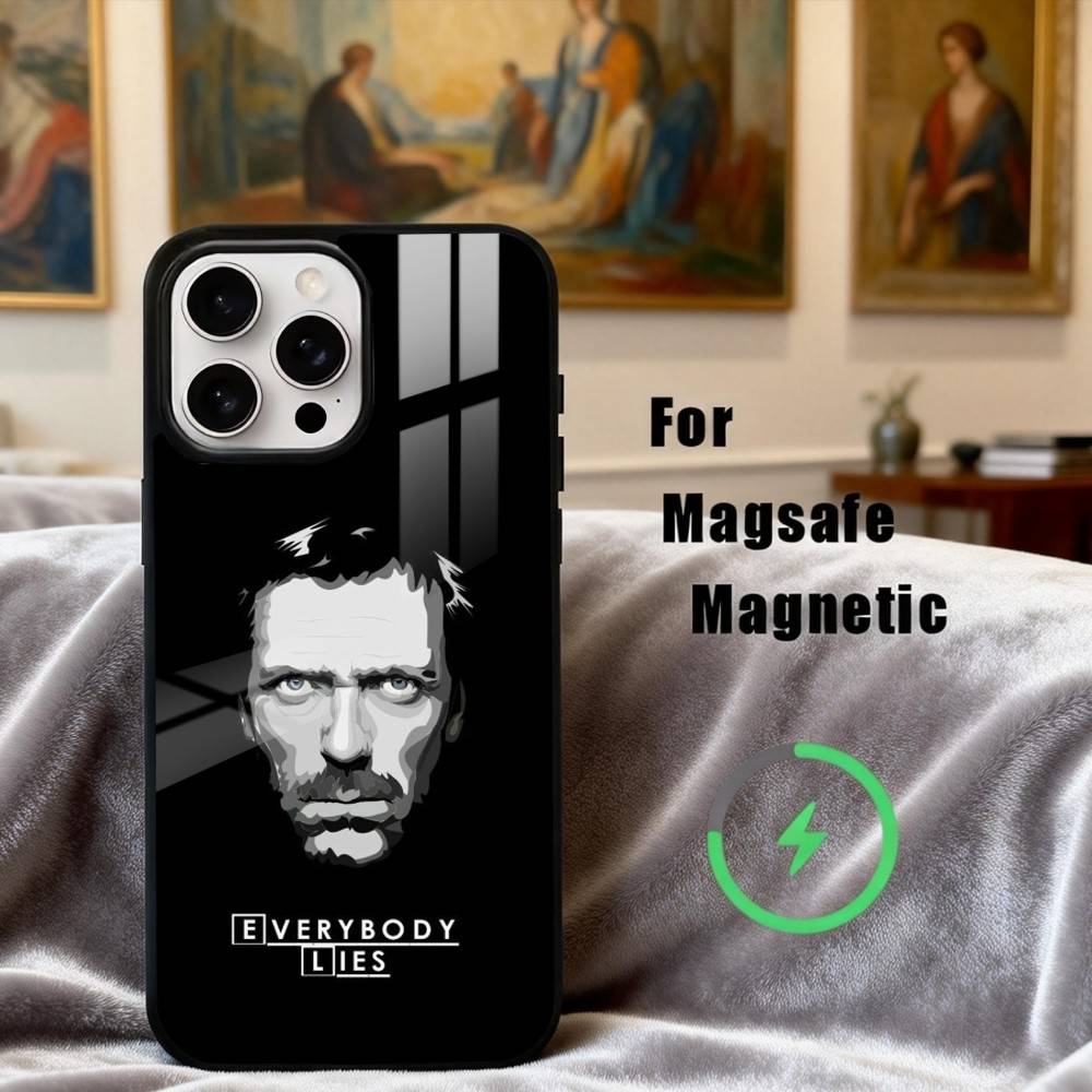 TV Drama D- Dr H-House-E Phone Case For iPhone17,16,15,14,13,12,11 Plus,Pro Max Magnetic For Magsafe Wireless Charging