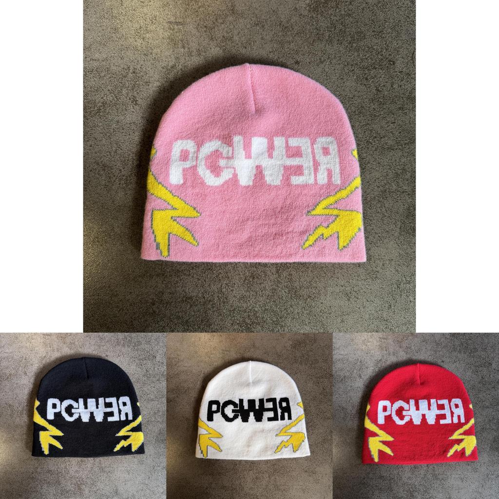 Hop Beanie With Letter Embroidery For Winter Street Fashion