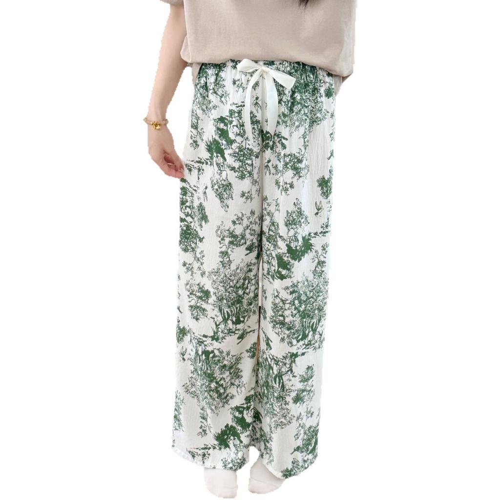 Sweet Cloud Cotton Can Be Worn Outside Cartoon Pajama Pants Loungewear Loose Thin Print Cute Korean Walking Pants Cotton Feeling
