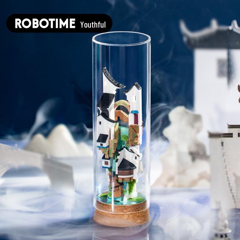 Ruolai DIY 3D Drift Bottle Model: Children's Educational Toy & Adult Birthday Gift for Girls