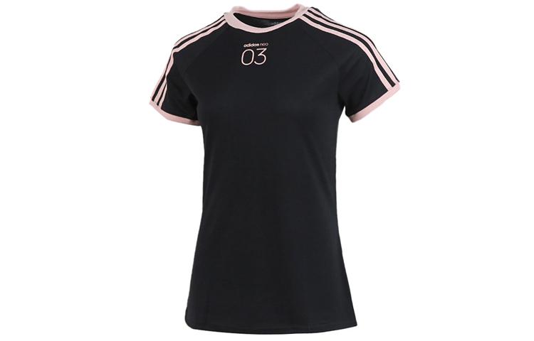 Adidas Neo Raglan Sleeve T Shirt Women s Black GL1190 S