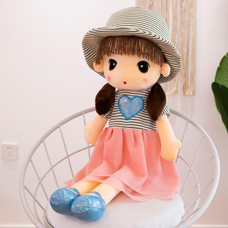 Adorable Sweetheart Fairy Plush Doll Soft Crystal Velvet Stuffed Toy Large Size