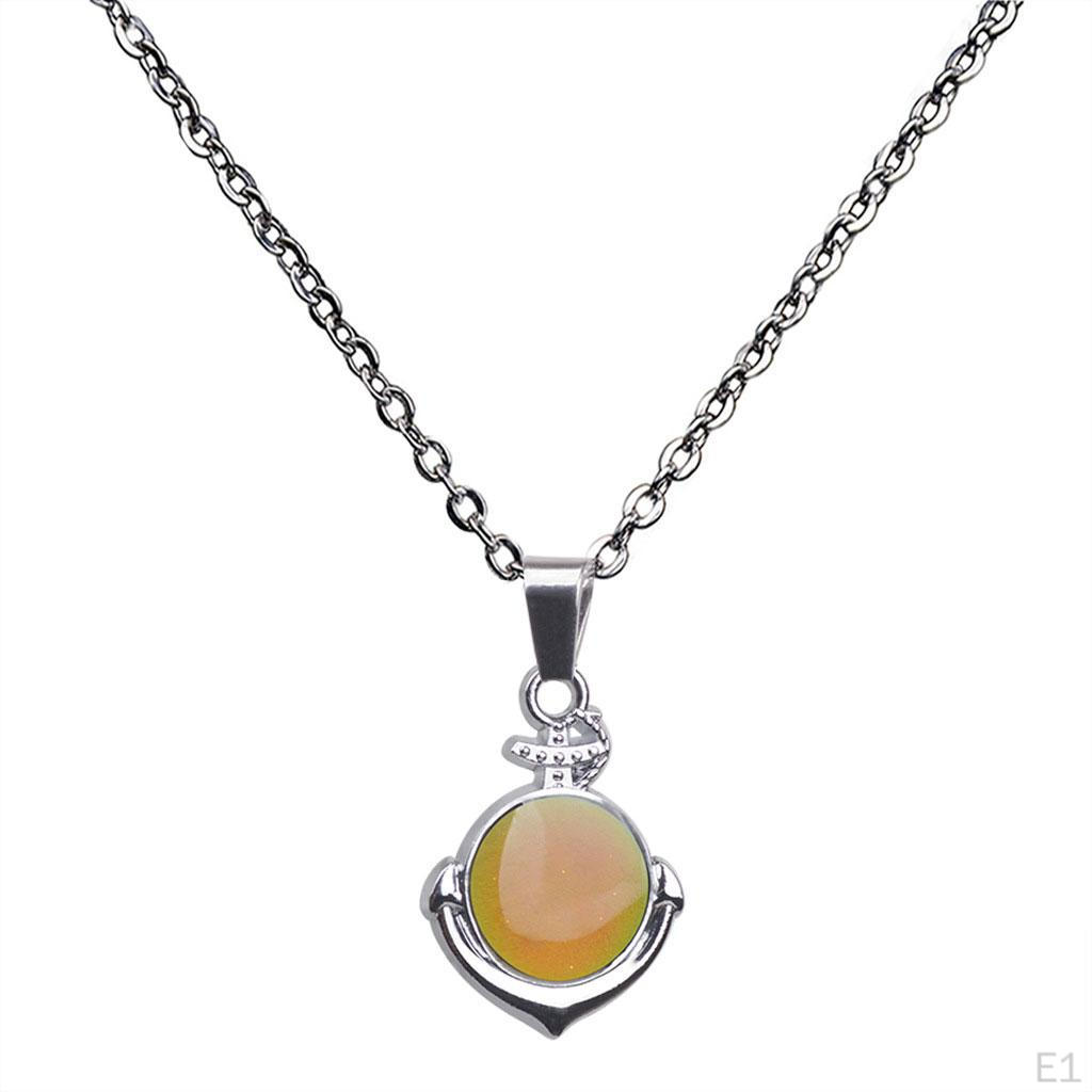 Mood Necklace Girls Retro Alloy Chain Jewellery