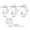 Manual Wall-Mounted Stainless Steel Soap Dispenser
