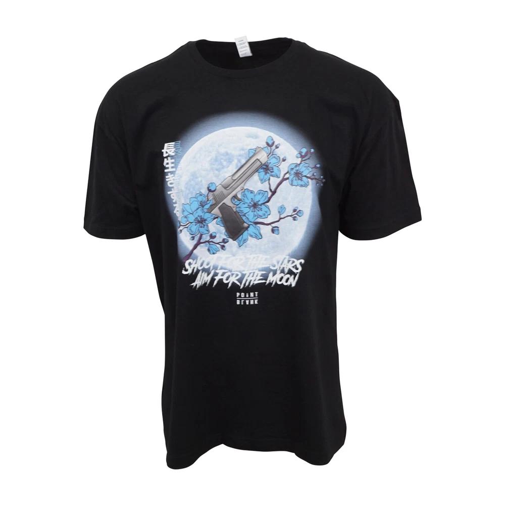 Point Blank Shoot For The Stars Aim For The Moon T Shirt S