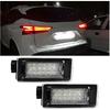 HZEL Car LED License Plate Light, 2PCS Vehicle Rear Tag Lamp Assembly, Automotive Tail Xenon Tag Lighting Kit Replacement Accessories Compatible With