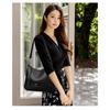 Women's Vintage Leather Crossbody Bag Multi-Pocket Soft Leather Shoulder Bag Tassel Shoulder Bag for Daily Use Shopping Commuting