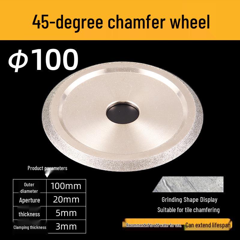 Tile Edge Wheel: Bevel & Round Edge Grinding, Resin Grooving Blade, Automatic Tile Cutting Machine