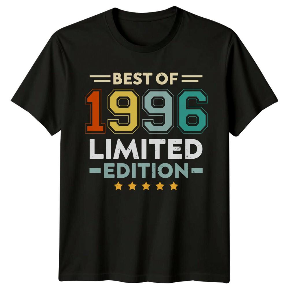 

Best Of 1996 Mens T Shirt 29th Birthday Gift Vintage Limited Edition Unisex T-Shirt S