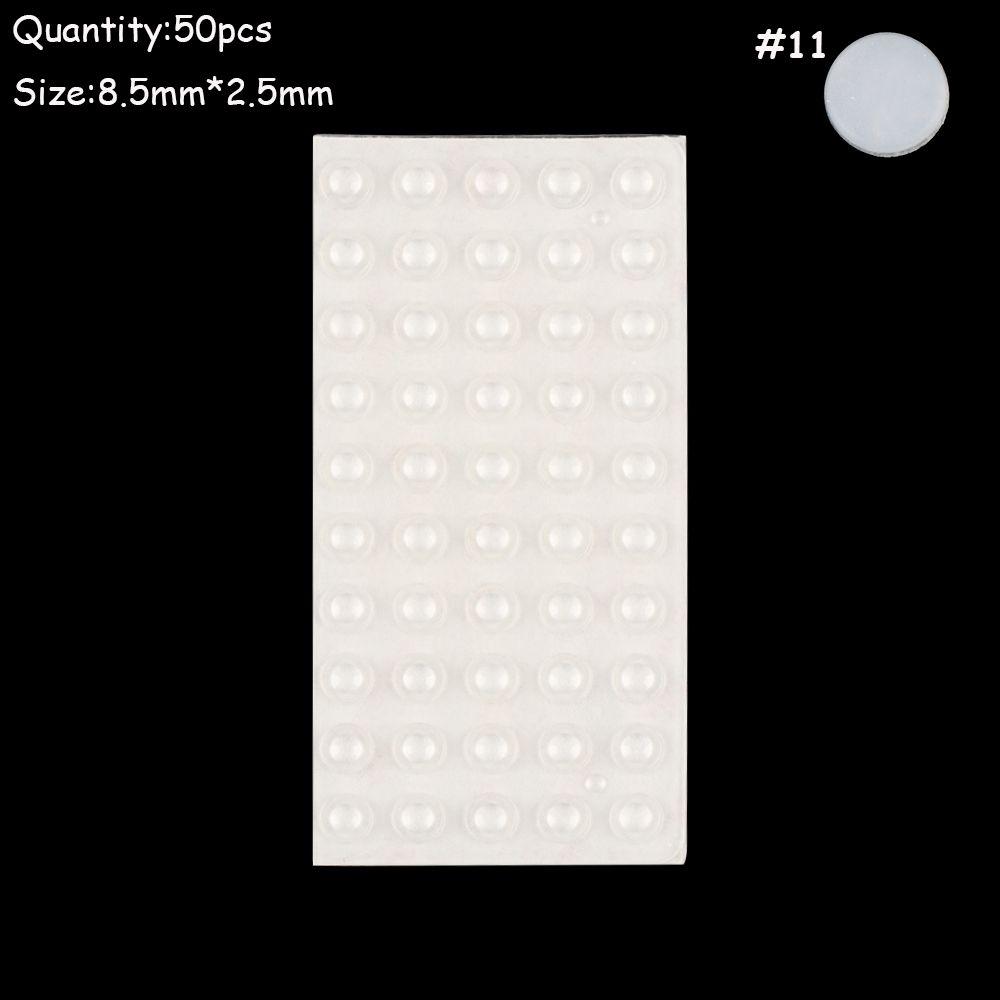 Transparent Collision Cushion Prevent Noisy Bumper Silicone Pads Self-adhesive Damper Furniture Door Stopper Home Improvement