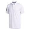 Polo Shirts Men's White Polo Collar Moderate Straight Fit FJ9836