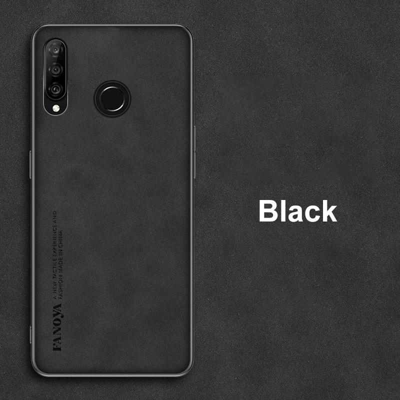 

Роскошный чехол из искусственной кожи для Honor 10i 20i 30i, матовый силиконовый защитный чехол для телефона Honor 20 Lite 20 Pro 20S 20E Coque Honor 20 Lite (6.15) чёрный