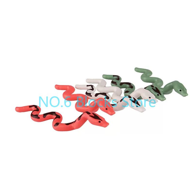 MOC Animal Building Blocks Sheep Dog Wolf Dolphin Pig Whale Elephant Educational Small Particle Zoo Scene Gift DIY Brick Toy S15