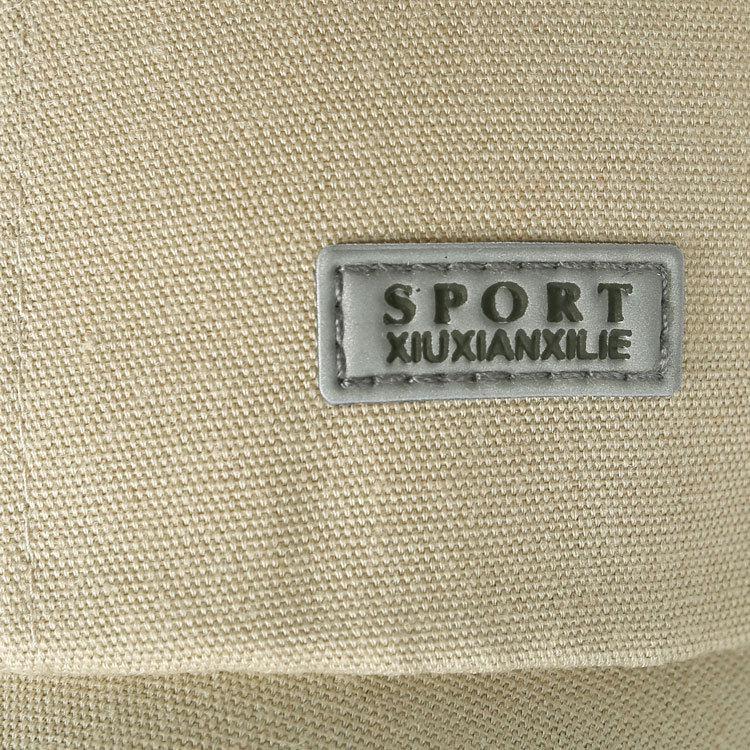 Spring and summer extended brim sunshade baseball cap, men's and women's outdoor SPORT reflective label sunscreen canvas hat