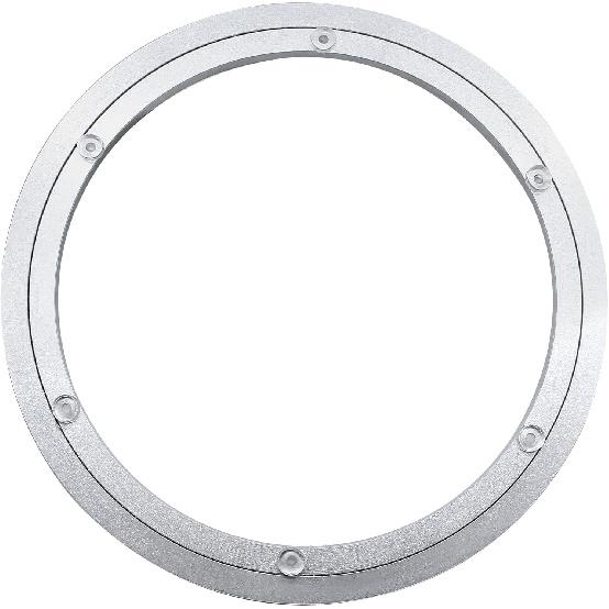 1 Pack 6 Inch Aluminium Alloy Turntable Bearing Lazy Sn Bearing Swivel Turntable for Table with Rotating Turntable Ring(6 Inch)