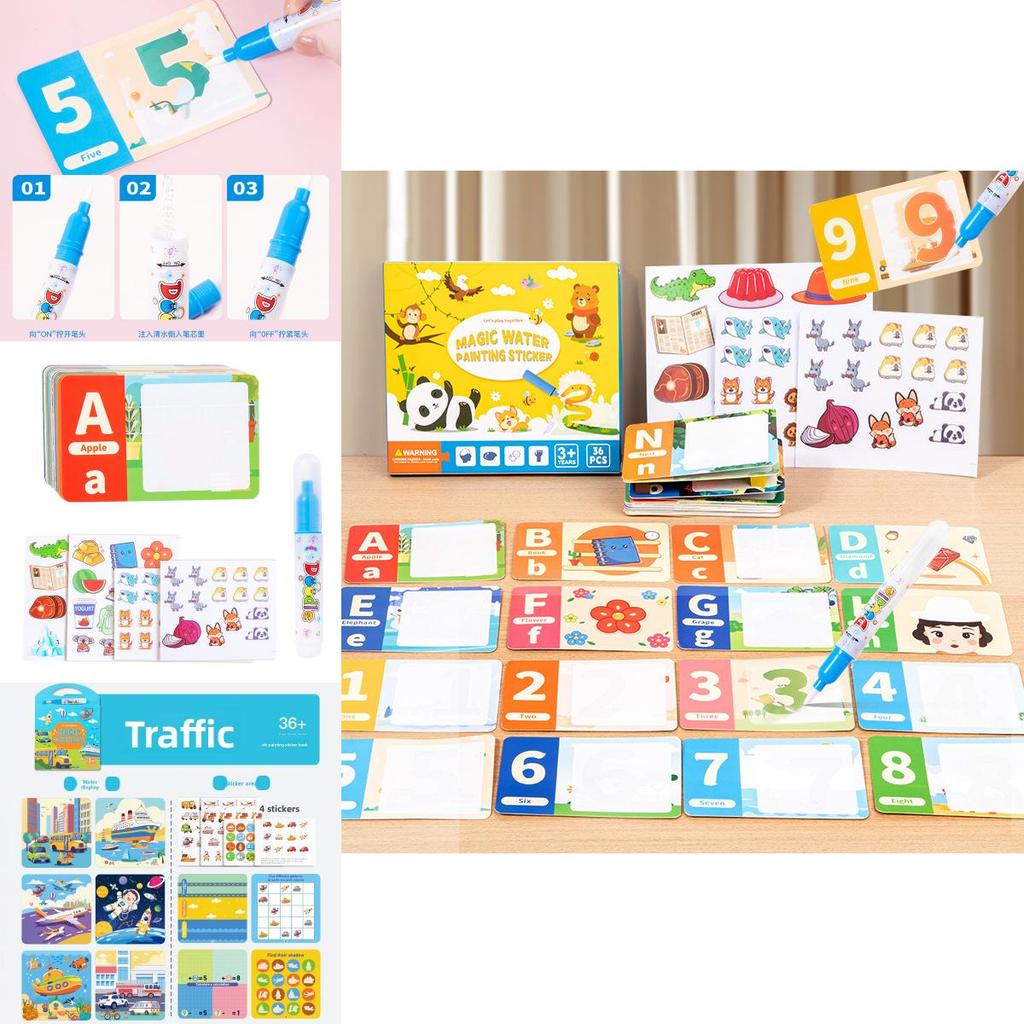 Water Painting Book For Kids With Ocean Animals Reusable Waterbased Art For Early Learning And Creativity