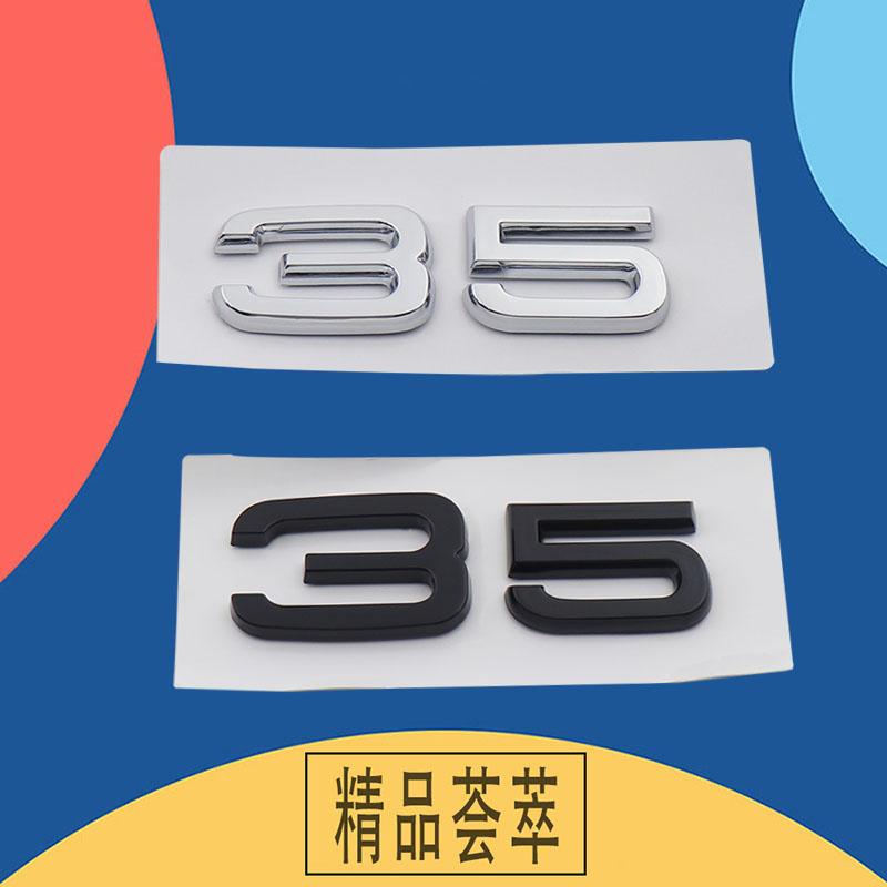 Adesivo Logo 3D 30 35 40 45 50 55 TFSI Emblema Paraurti Posteriore Auto Bagagliaio Posteriore Accessori