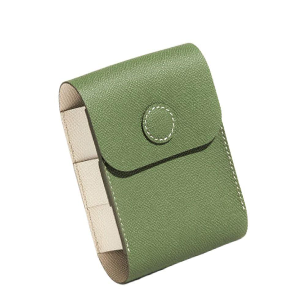 

Чехол с диаметромметром для гольфа, гольфа, дальномера, магнитный чехол, сумка для мяча для гольфа, кожаный чехол для хранения зелёный